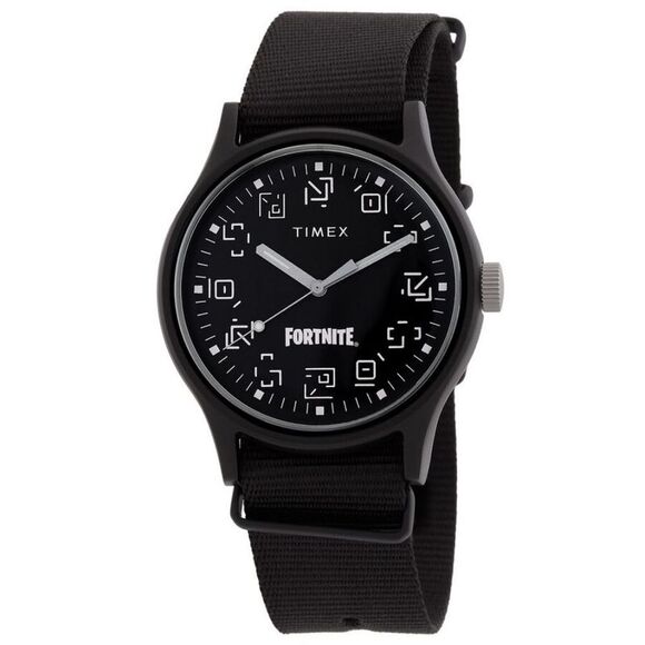 Timex Men's Fortnite Black Dial Watch - TW2W97000